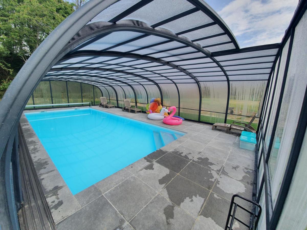 Gites De Maner Ster - Le Frene Piscine Ou Le Chene Piscine Et Spa Privatif Cléden-Poher 外观 照片